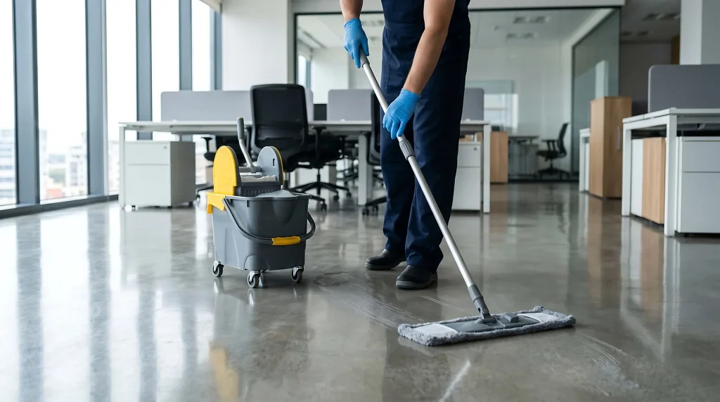 Professional Office Floor Mopping Service